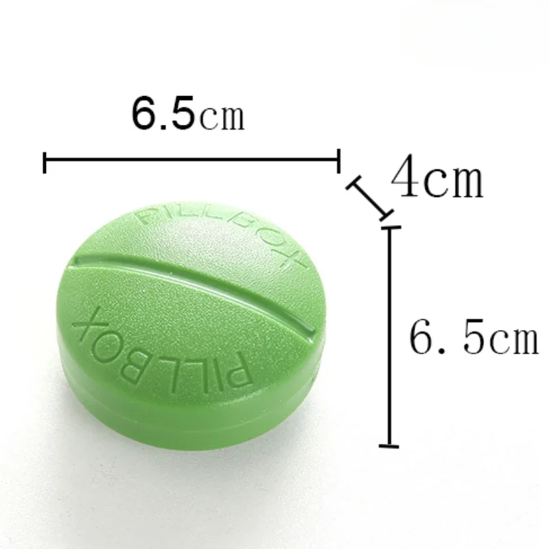 Portable Travel 4/6-Slot Medical Pill Box Holder 1pc Medicine Case Drug Storage New Compartment Travel Pill Box