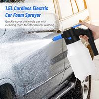 1.5L Electric Foam Sprayer Car Wash Foam Generator 1800mAh Lithium Battery Foam Lance Foam Machine Gardening Accessories