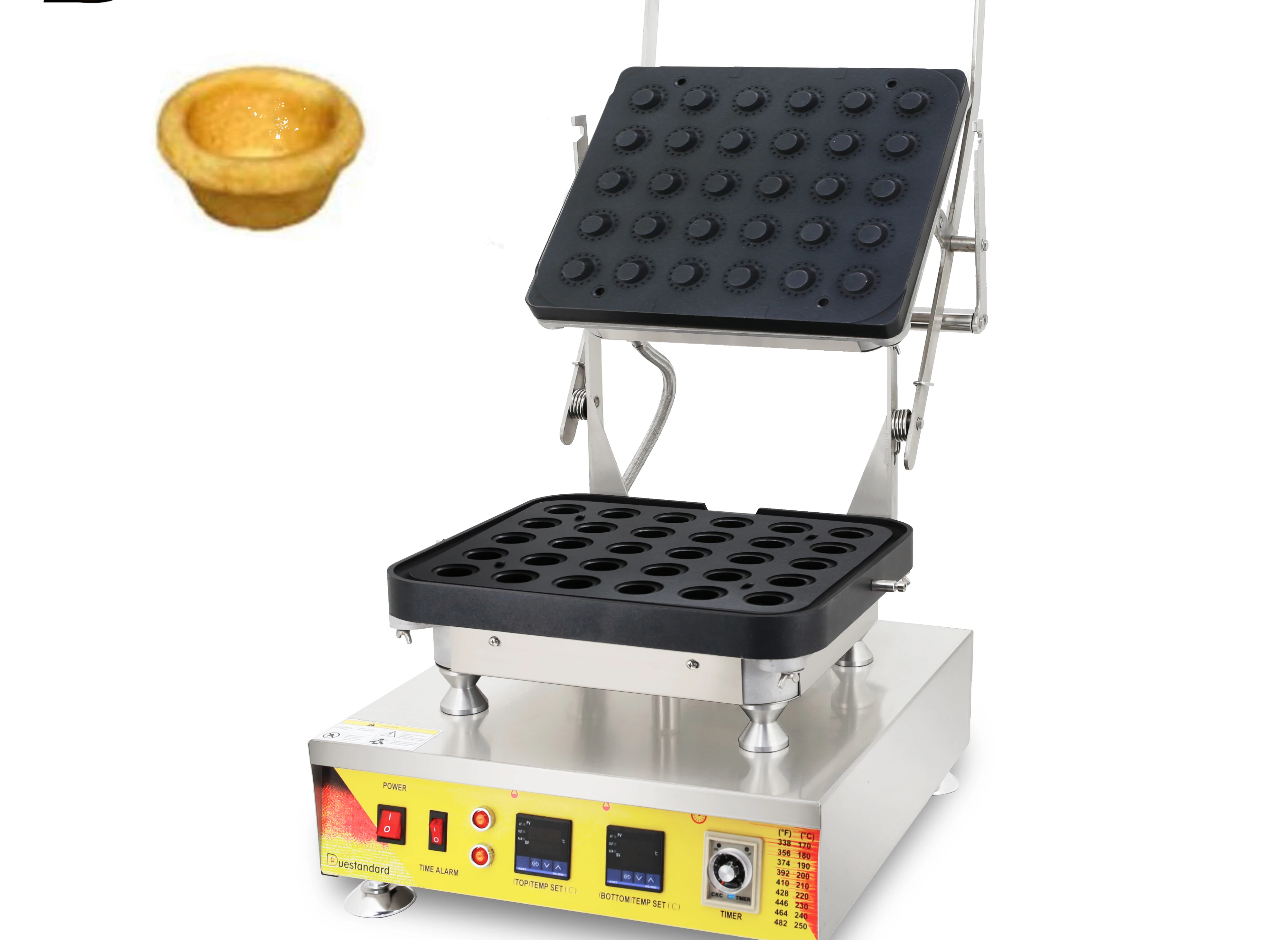 Professional Waffle Bowl Maker To Make Egg Tart Shell with Tart Making Machine