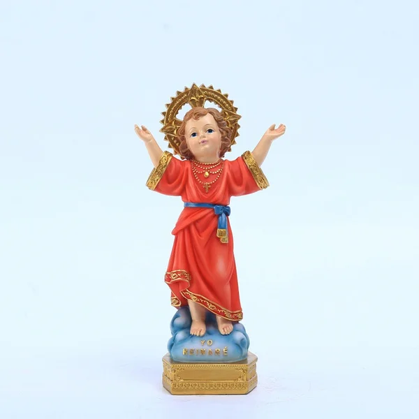 

20cm The Divine Child Figure on Base Renaissance Collection Resin Religious Gift Home Decoration