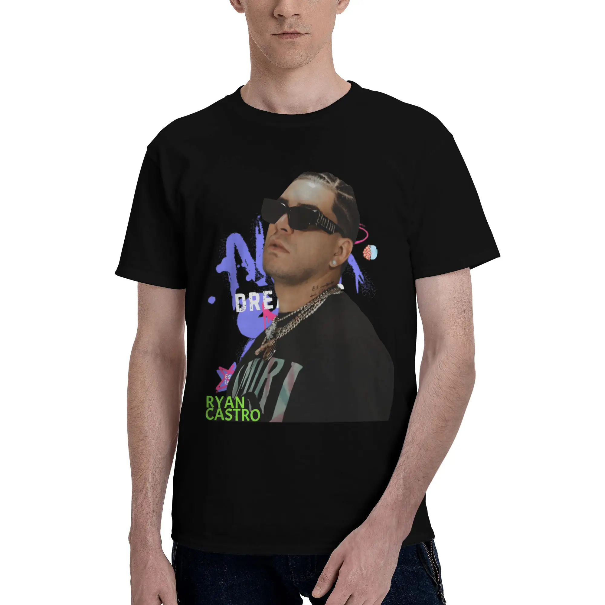  Ryan Castro Album Tour 2026 Merch Unisex T Shirt Cotton Tee Graphic Printed  T-shirt Clothes