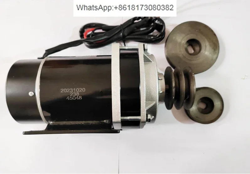 Double groove belt pulley A/B type Jiaolong DC brush motor deceleration 600 W/24V/36V/48V
