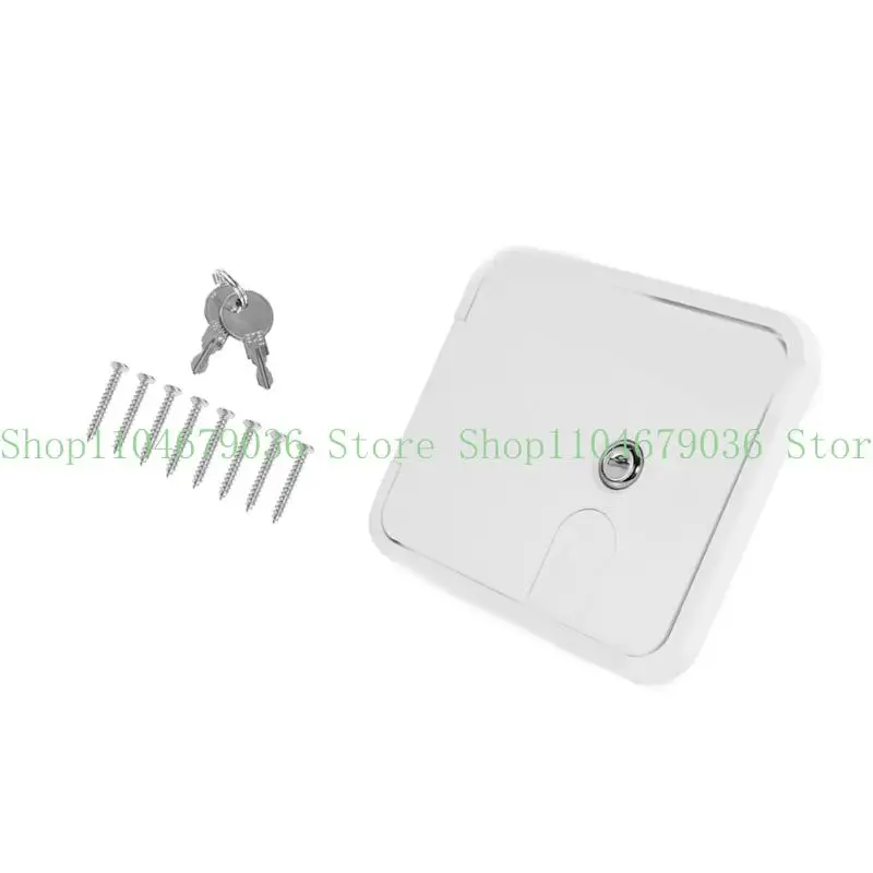 652F RVs Access Door Electrical Cord Trailer Power Cord Cable Hatches With Reinforced Sealing For All Weather Use