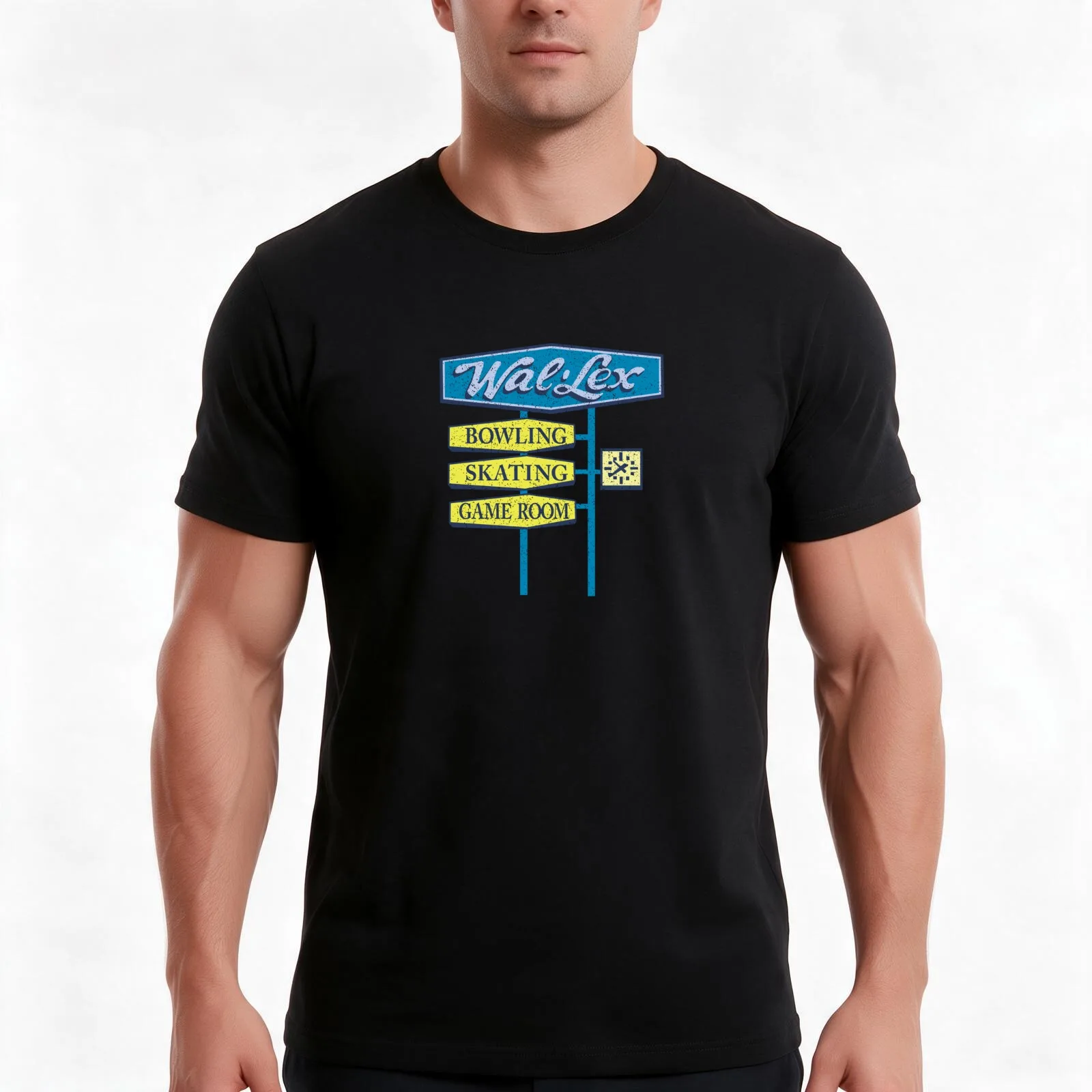 Wal-Lex Roller Rink & Bowling Alley - vintage Boston tee T-Shirt Summer Casual Cotton Tee Unisex Men Women