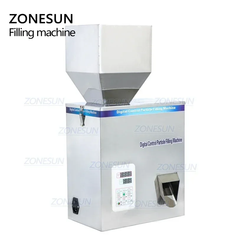 ZONESUN ZS-500C 5-500g Intelligent Tea Grain Weighing Machine Medicine Fruit Seed Powder Filling Machine