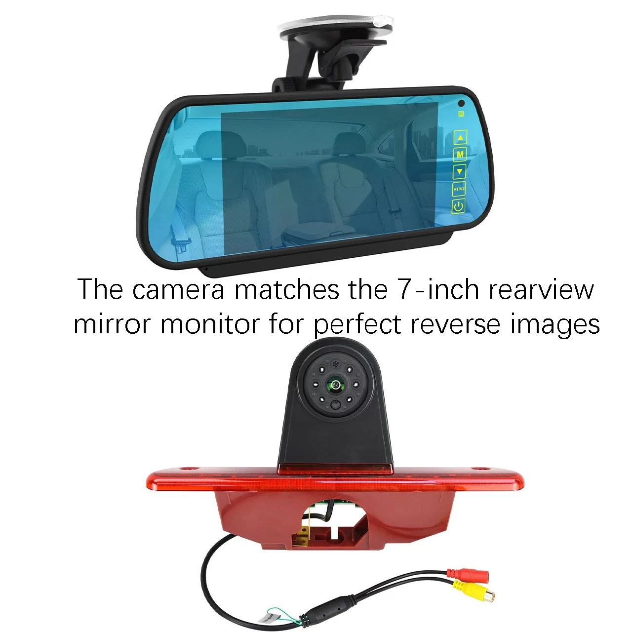 Waterproof car brake lights Rear view reverse camera Citroen Jump Peugeot expert Toyota Proace 2007-2016