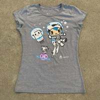 Y2K T Kawaii Pattern Print Plus Size Pure Cotton T-shirt Harajuku Street Hip-hop Clothing Couple Top