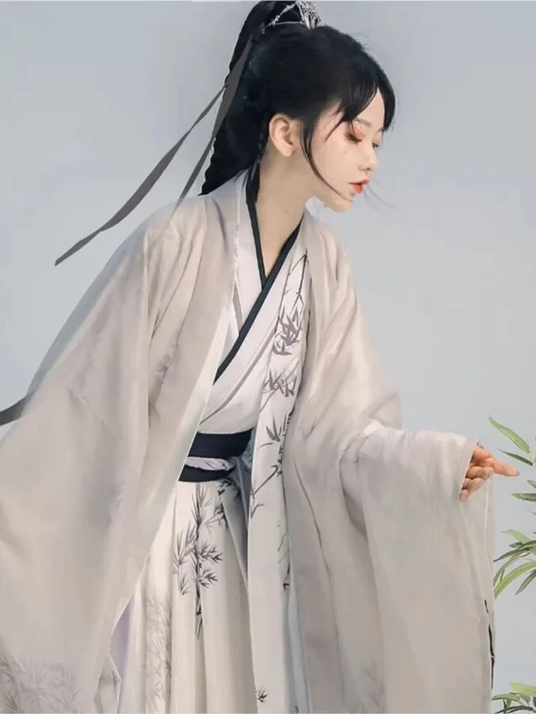 بدلة أسرة هانفو الأصلية للنساء ، ياقة تسليم ، خصر كامل ، ملابس تقليدية صينية قديمة ، طقم من 3 قطع