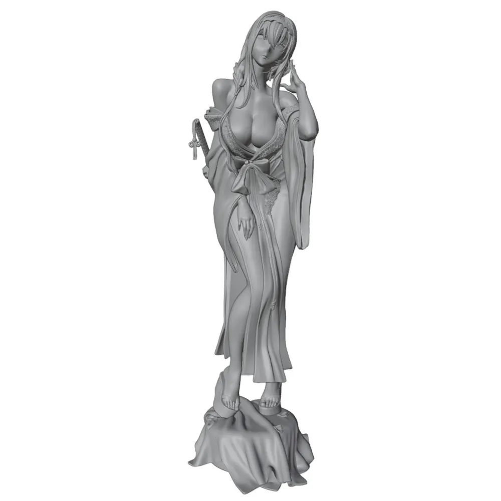 75/100/120/150mm Sexy Girl Resin Model Kits GK Miniature 3D Printed Gray Model Figurine DIY Doll Model Unassembled And Unpainted