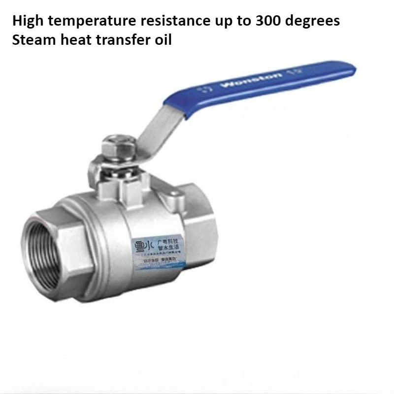 304 Stainless Steel Two-piece Ball Valve 1/4 3/8 1/2 