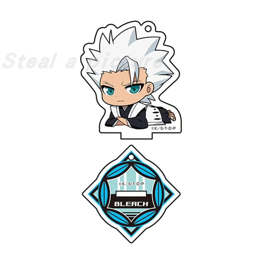 Japan Anime BLEACH Acrylic Stand Kurosaki Ichigo Model Figure Cosplay Plate Holder Topper Birthday Fans Desk Decor Plate Gift