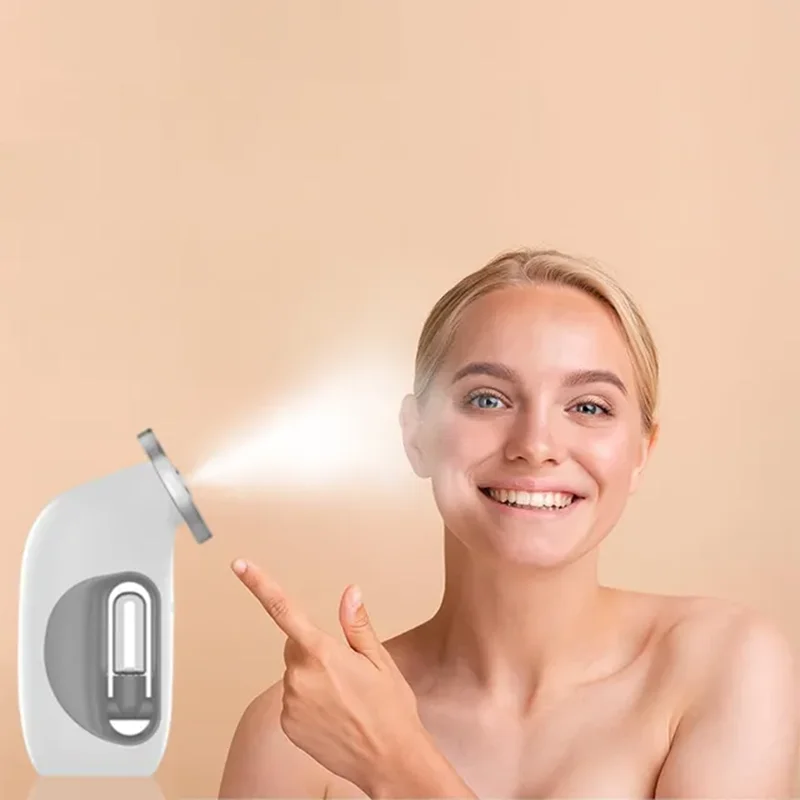 

Handheld Facial Nano Spray Hydration Home Use Red Light Care Beauty Instrument