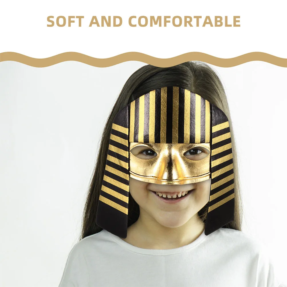 2 stuks Egyptische farao masker comfortabel verstelbaar Halloween kostuum accessoire voor feesten maskers accessoires