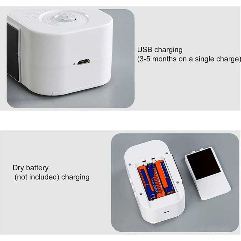 Welcome Doorbell Infrared Motion Sensor Activated Recordable Voice for Shop Audio Player Entrance Welcome Doorbell