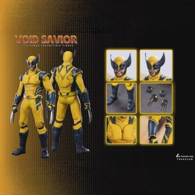 Spot Thunder Toys TD20232 Vacid Savior Deadpool Wolverine 1/12 escala muñeca móvil adorno de escritorio figura de acción coleccionable regalo
