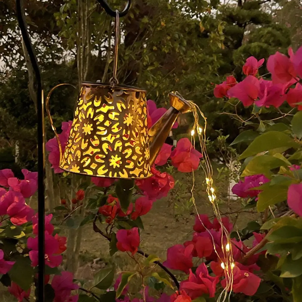 أواني الحديقة المعدنية الراعي هوك انفصال الصدأ برهان كتيفة حديد متعددة الأغراض الأرض الإدراج قضيب الزفاف