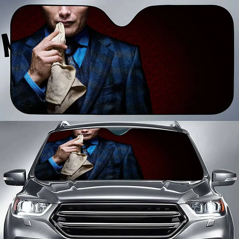 

Hannibal Various Car Front Window Visor Sun Visor Sunscreen Curtain Sunshades Reflector Anti UV Protector