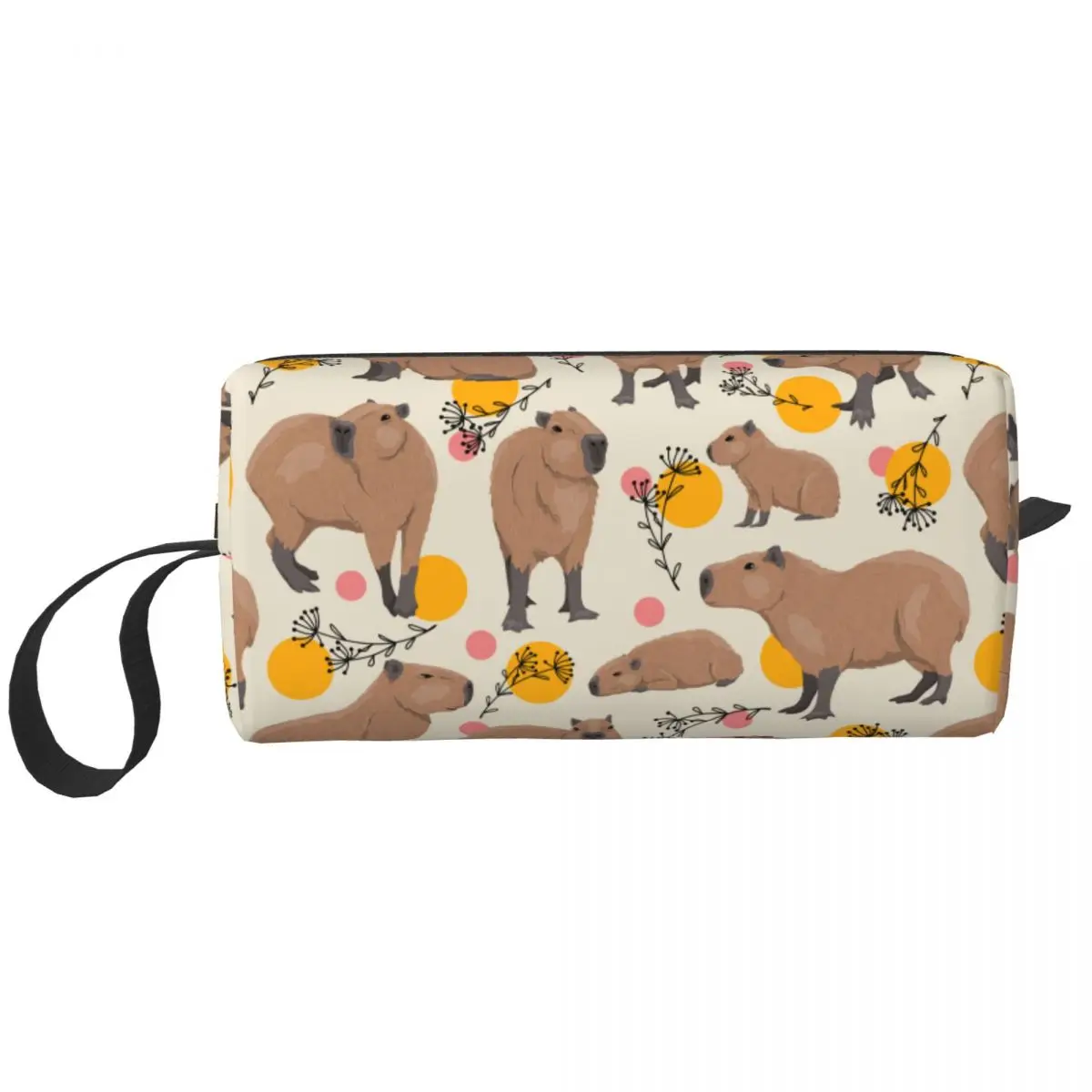 

Косметичка capybaba, водонепроницаемая сумка для путешествий с изображением диких животных Южной Америки, косметичка, органайзер для туалетных принадлежностей