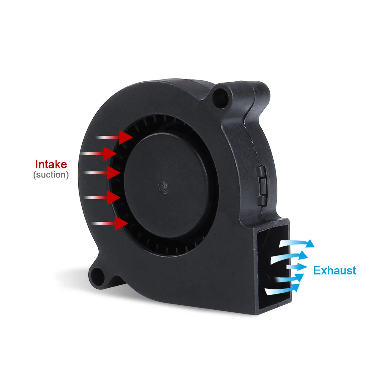 

Black Dc 24V 3D Printer Blowing Fan Pbt Material 36W 0.15a 3200 744 Cfm 30Dba Low Noise Oil Bearing for Heatsink Print Bed