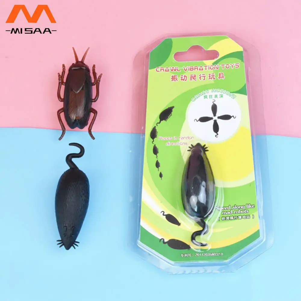 Cat Toy Animal Shape Fun Cat Toy Simulation Mini Cats Exercise Electric Cockroach For Indoor Battery-powered Mouse Toy Automatic