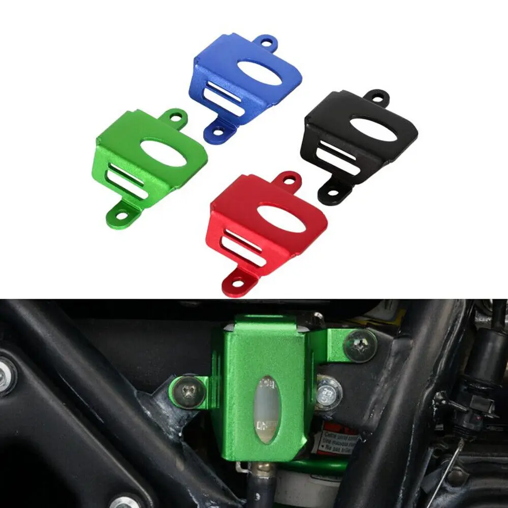 

Алюминиевые аксессуары для мотоцикла, защита заднего тормозной жидкости, защита топливного отверстия, чехол для Kawasaki KLR650 2008-2018 KLR 650