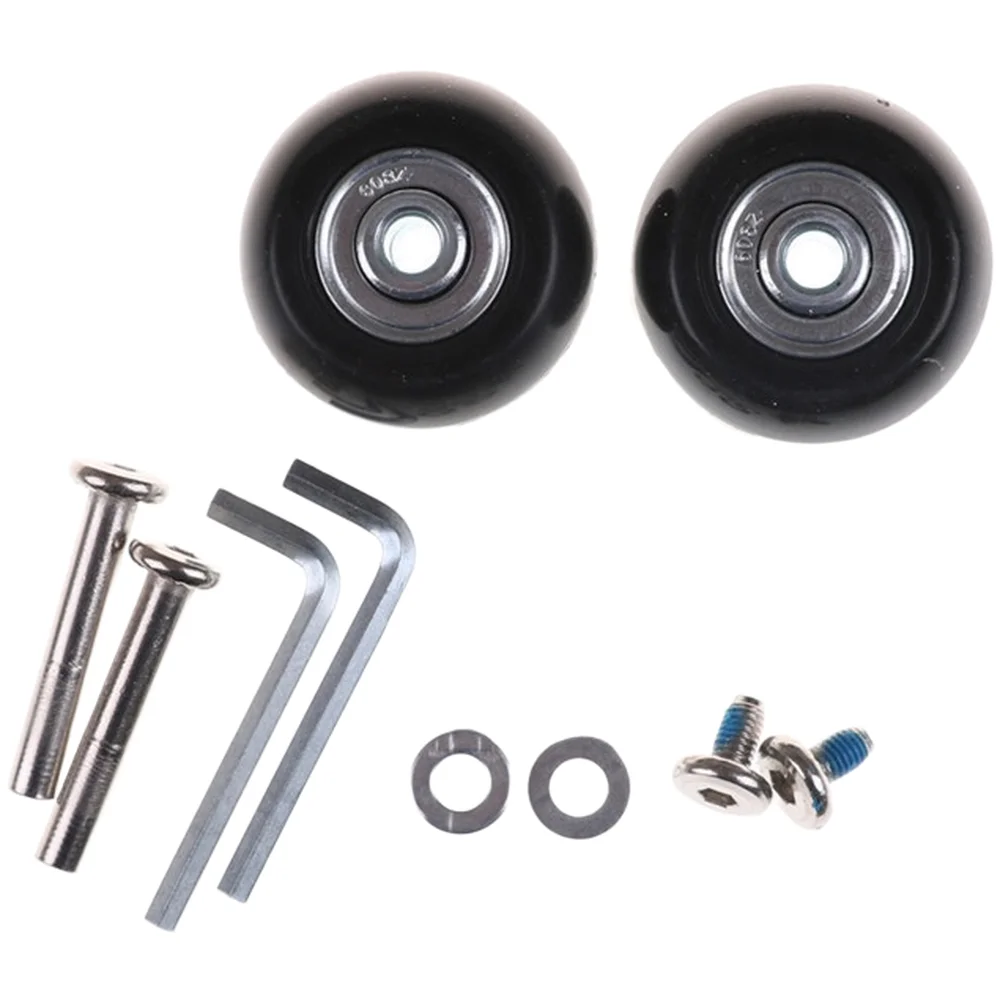 For Smooth Hotel Floors Suitcase Replacement Parts Long Lasting Luggage Wheels Luggage Wheels Noise Reducing Design
