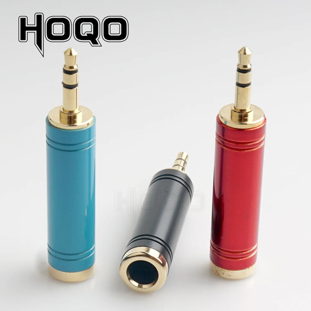 Gold Plating Audio Adapter TRS 1/8inch to 1/4inch TRS 3.5mm to 6.35mm Female Mono  Jack Stereo Hifi Mic Audio Connector