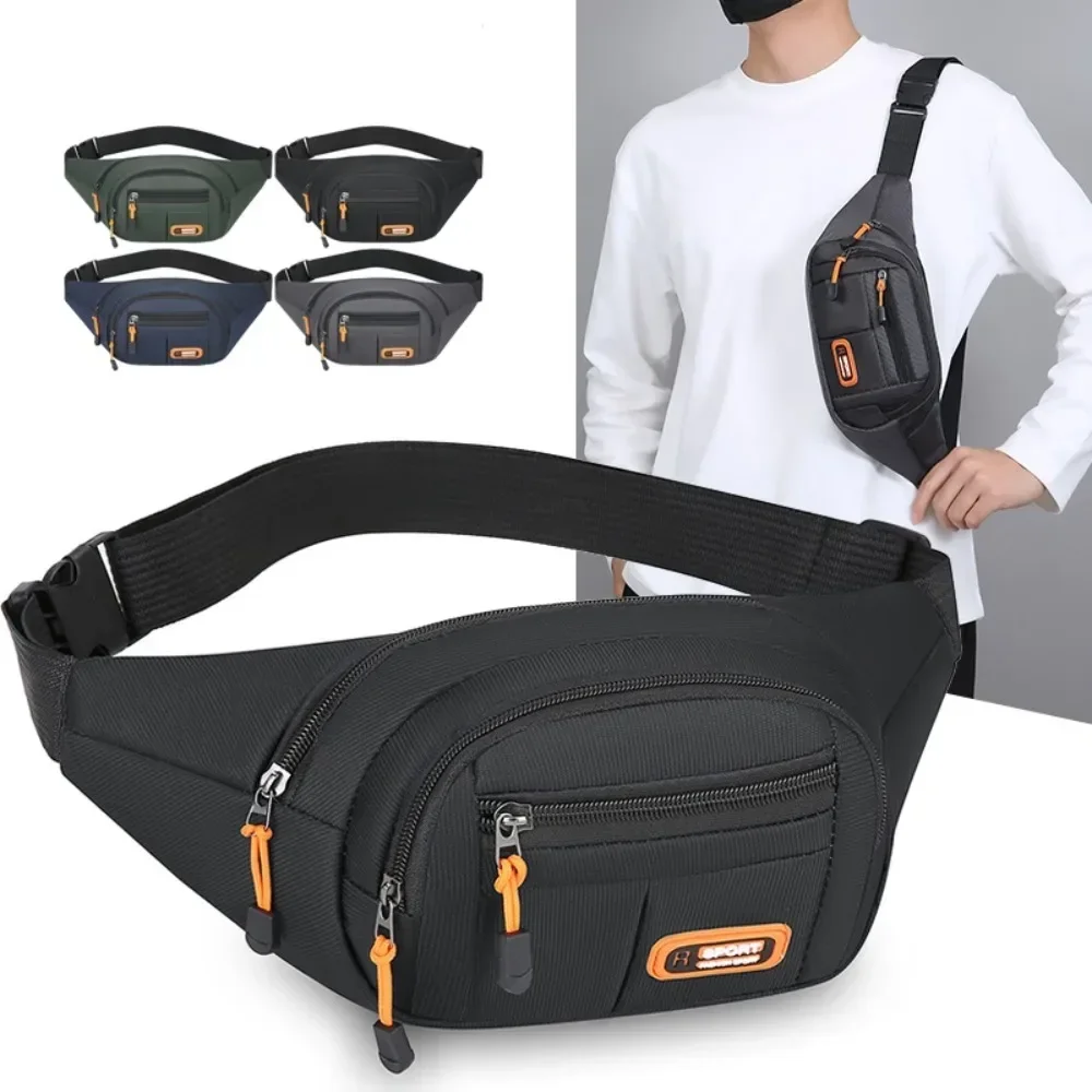 

Oxford Waterproof Mobile Waist Bag for Men Women Multifunctional Large Capacity Fanny Pack Wear-resistant