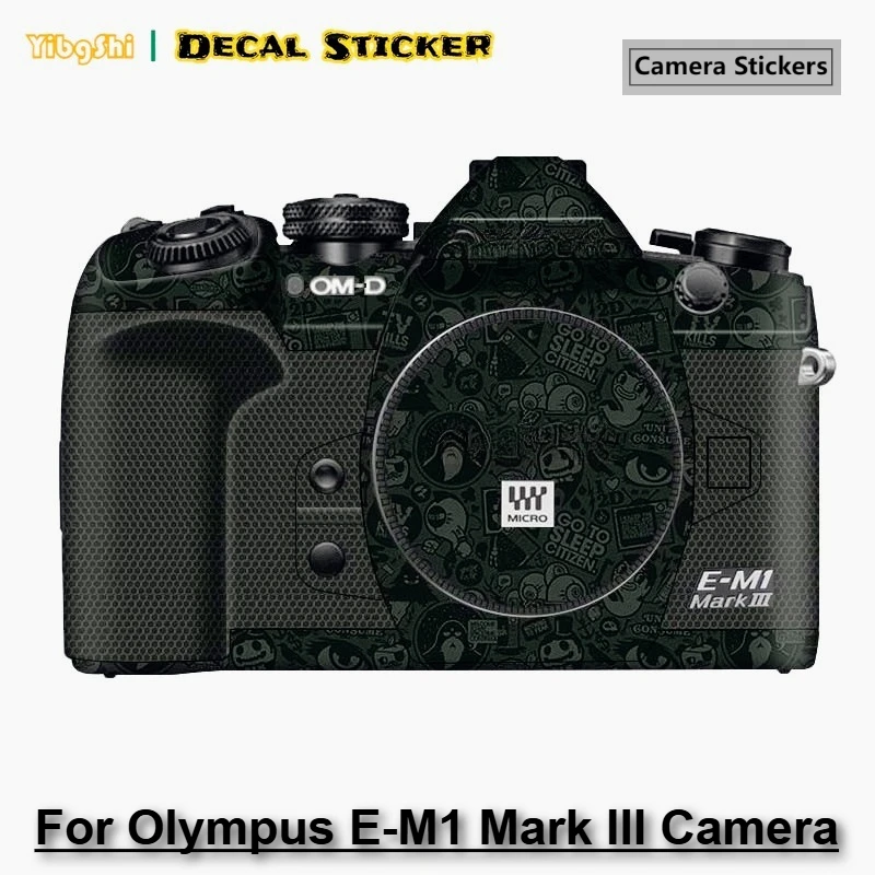 E-M1 Mark III Kamera Aufkleber Anti-Scratch Schützende Haut Aufkleber Vinyl Wrap Film Schutz Mantel Für Olympus E-M1 M3