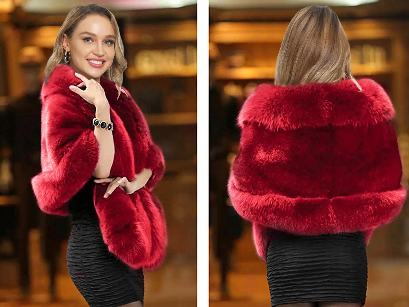 New Women's Faux Fur Coat Fashion Comfortable Warm Casual Fur Cape Coat High Quality Faux Fox Fur Coat For Women