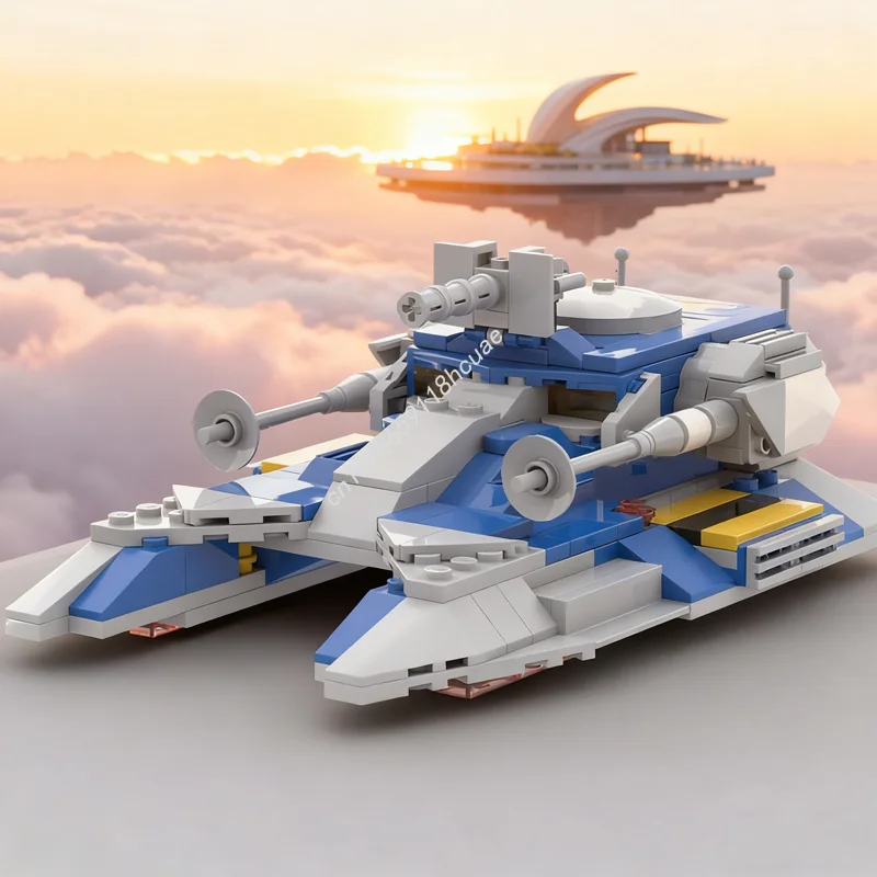 292ピース MOC ギャラクティック・トリトンX タンク オルタナティブビルド 宇宙モデル 組み立てブロック DIY 教育 クリスマスギフト ブロック玩具 子供向け