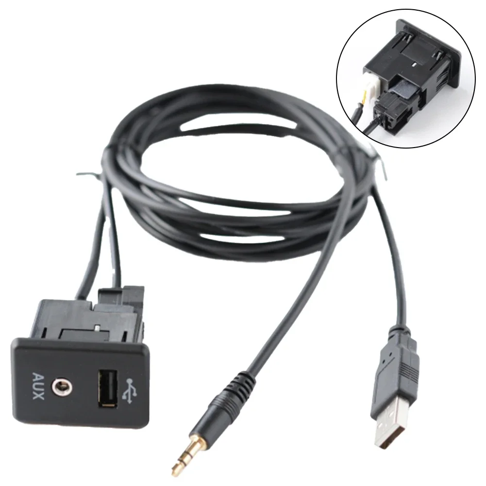 Car AUX Audio Interface USB Cable 28023-4BA0B 795405004 For Nissan For 370Z For Altima For Frontier For Kicks For NV For Rogue