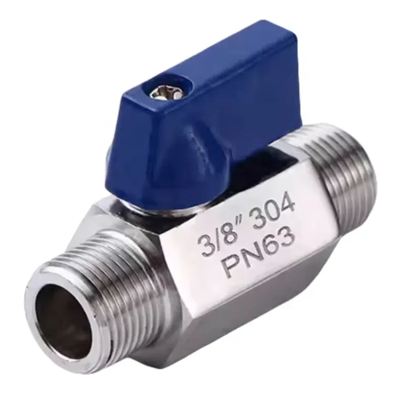 High quality customizable 304 stainless steel mini ball valve 1/8-1 