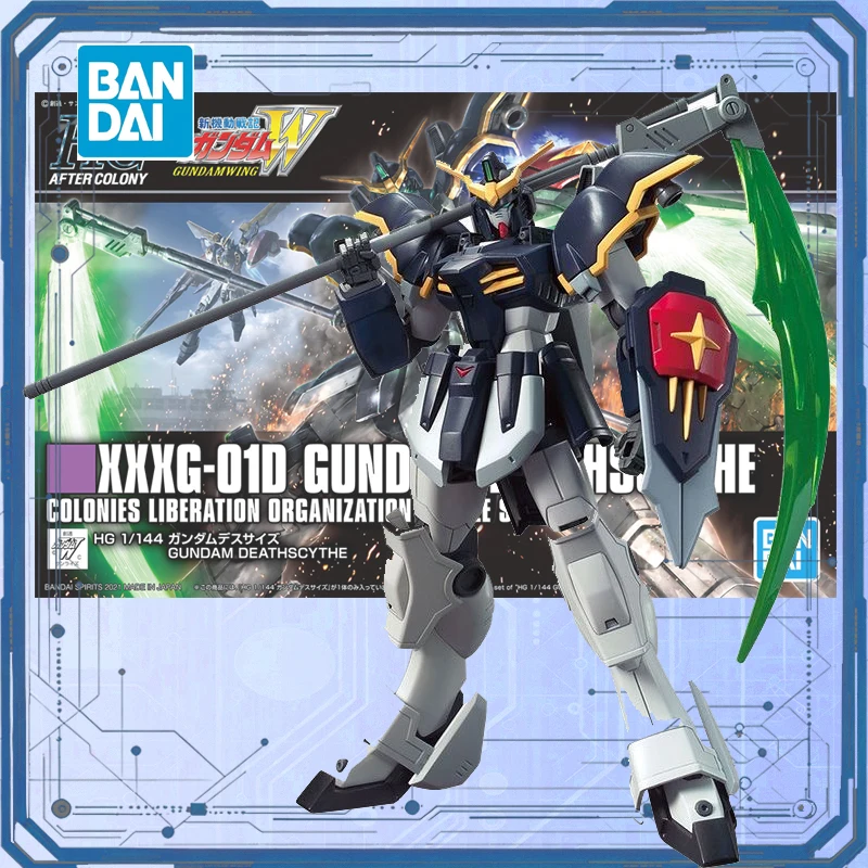 Bandai Original XXXG-O1D GUNDAM DEATHSCYTHE COLONIES LIBERATION ORGANIZATION MOBILE SUIT Assembly Model Kit Anime Action Figure