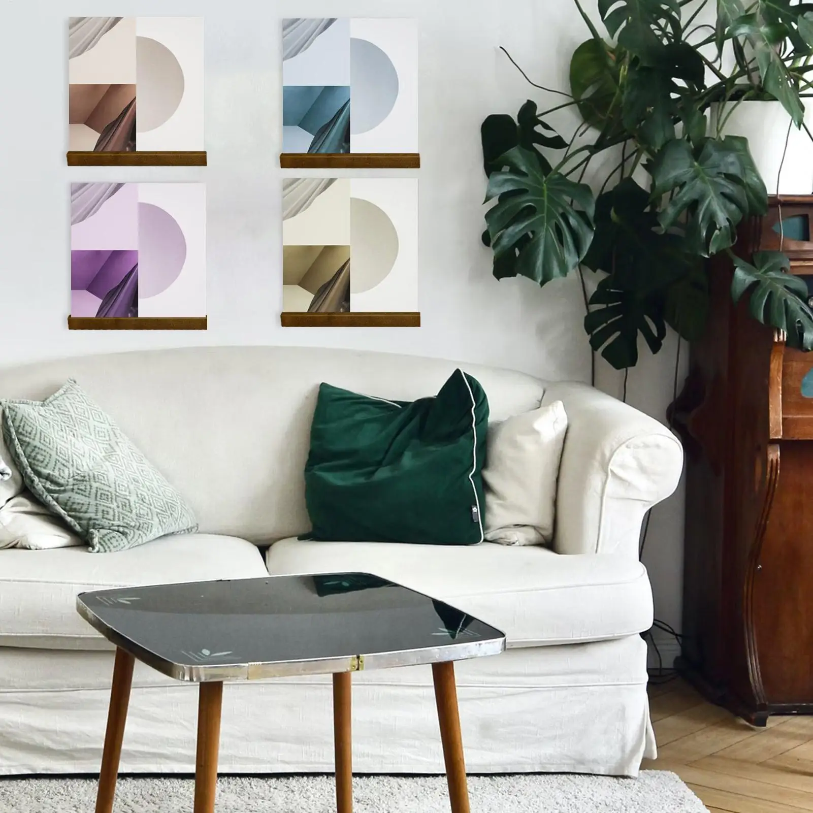 Vinyl Record Shelf Album Wall Mount Display Record Player Stand Storage Shelf Record Holder Wooden Record Frame Ledge