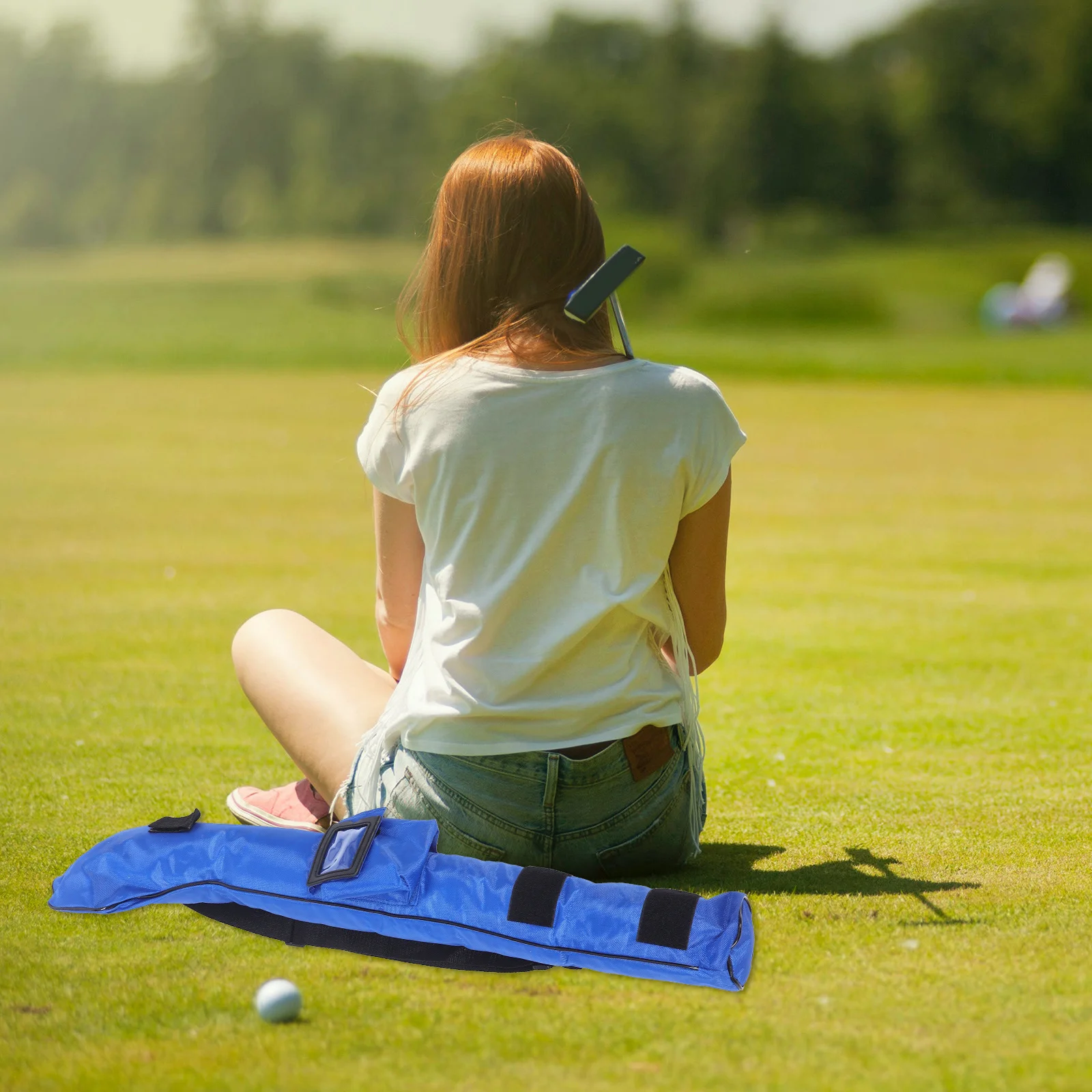 Kids Golf Club Bag Fine Workmanship Waterproof Nylon Fabric Ideal for Travel and Outdoor Golf Activities Golfs Club Bag