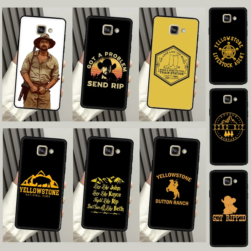 Yellowstone ทีวีสำหรับ Samsung Galaxy J4 J6 2018 A6 A8 Plus J8 A7 A9 J1 A3 A5 2016 j3 J5 J7 2017ฝาครอบ