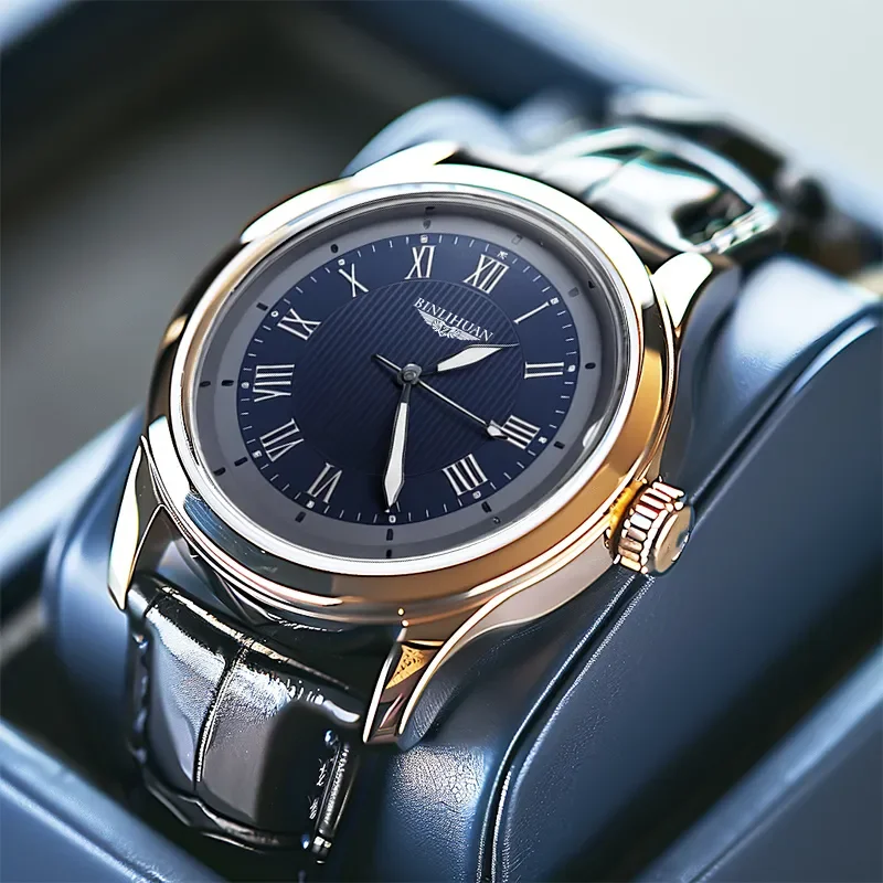 أفضل ماركة رجل ساعة اليد الفاخرة الأعمال مقاوم للماء ساعة رجالية للرجال كوارتز 2025 ساعة جديدة ساعات رجالية جلدية reloj وسيم