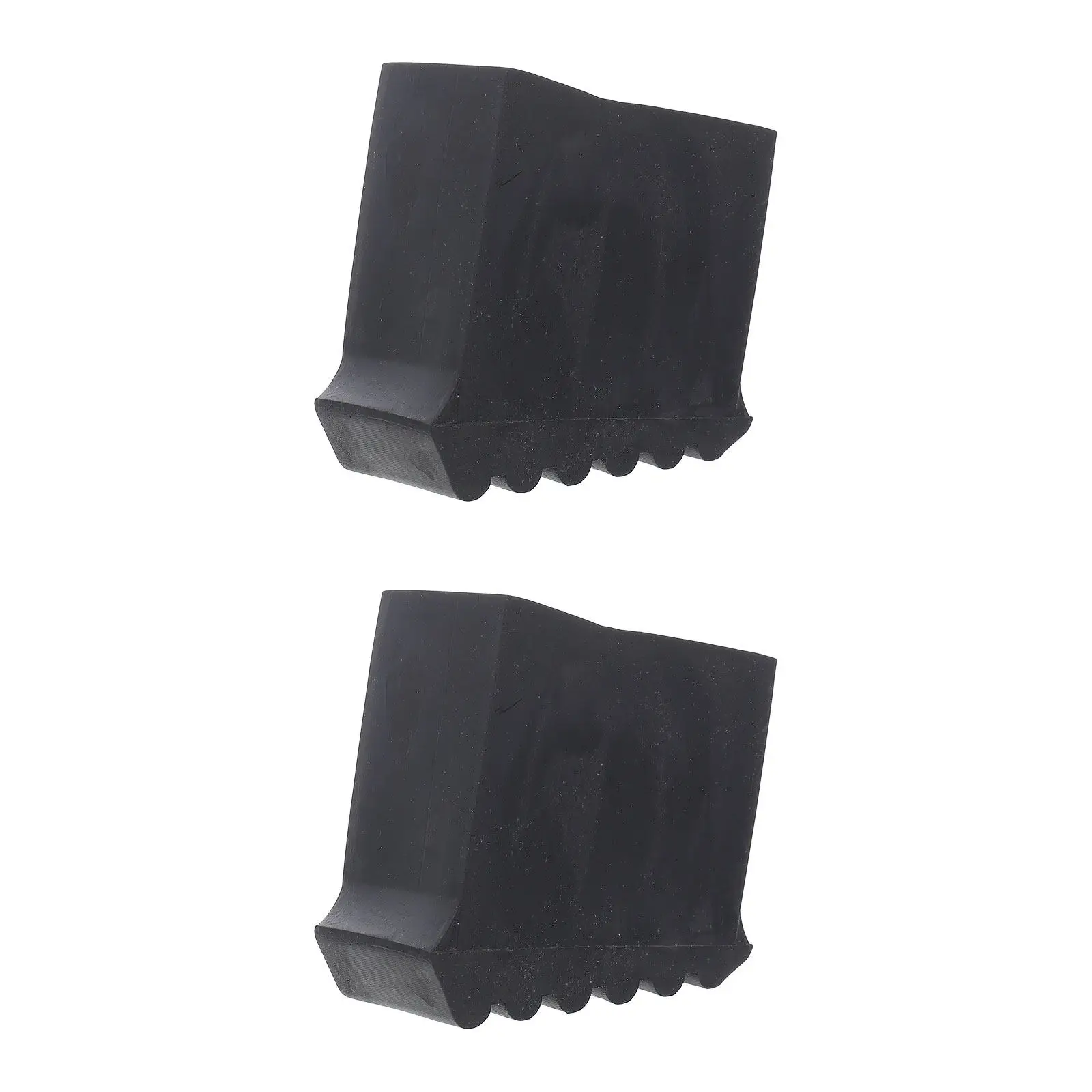 2Pcs Ladder Feet Covers Thickened Non-Slip Rubber Pads Ladder Protector Protective Pads for Floor Safety Shock Absorption