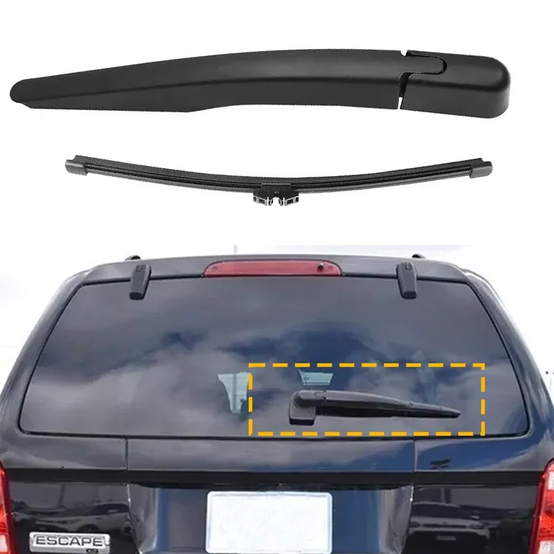 Rear Windshield Wiper Arm & Blade BB5Z17526C Fits Ford Escape 2013-2019 Windshield Windscreen Tailgate Window Brush