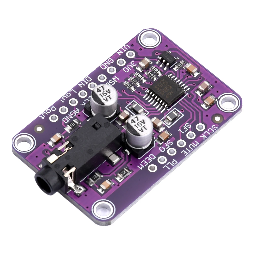 Uda1334a i2s Sound DAC módulo 3.3 - 5v audio estéreo decoder Board para el transporte de envases de arduino