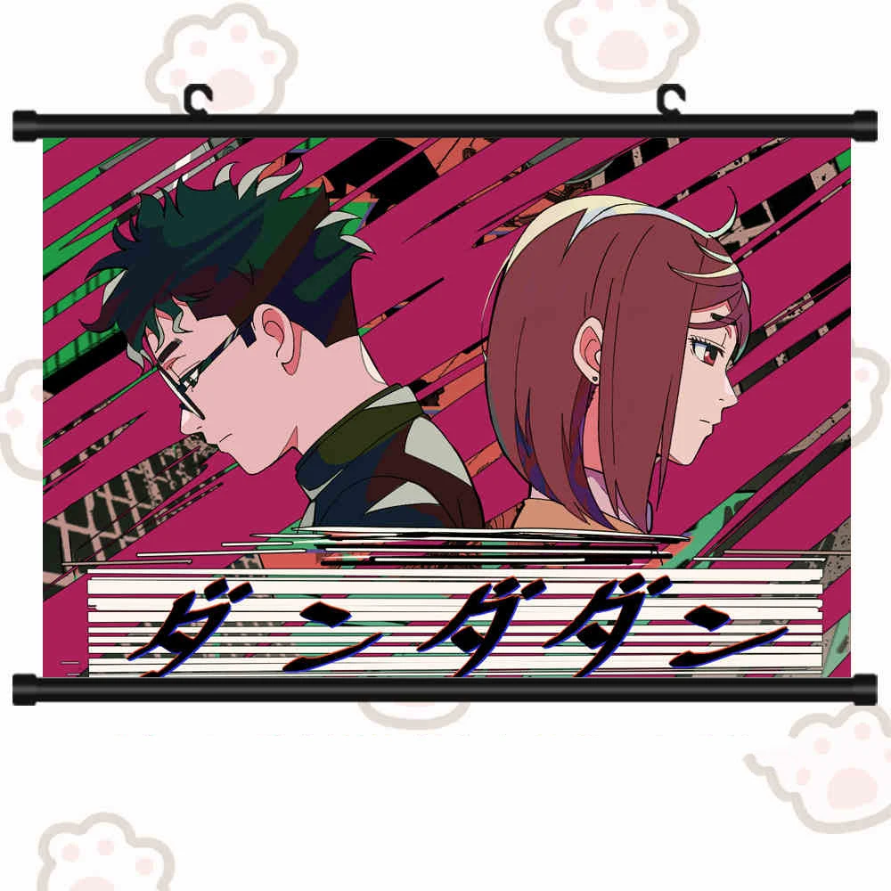 

Japan Anime Dandadan Ayase Momo Takakura Ken Poster DAN DA DAN Cosplay Cartoon Scroll Mural Wall Hanging Poster Otaku Art Decor