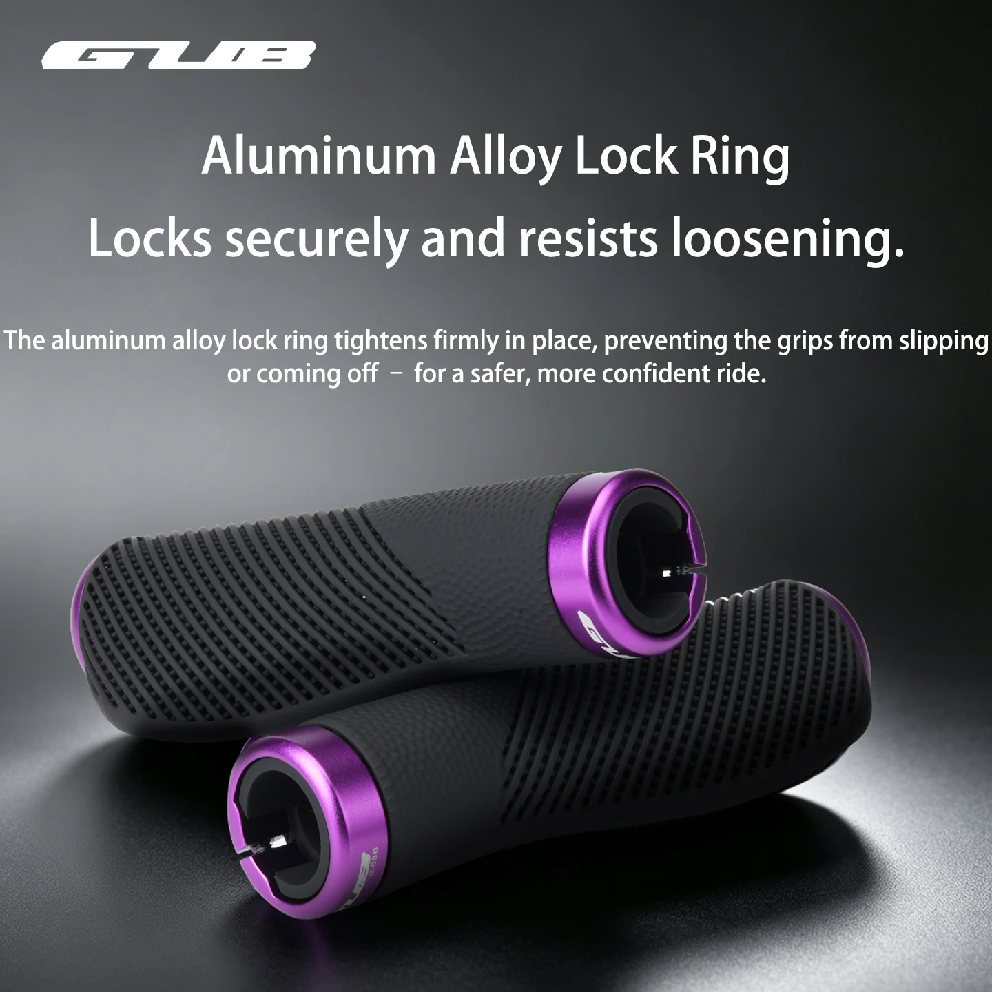 GUB G-688 3D Printed Bike Grips Nano PU Bicycle Handlebar Grips Aluminum Lock-on Shock Absorption For 22.2mm