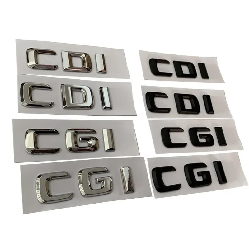 Car Trunk Badge Sticker Logo CGI CDI Emblem For Mercedes AMG GLA CLA C E 200 220 GL ML 270 350 CLS W205 W204 W213 W212 X156 W218