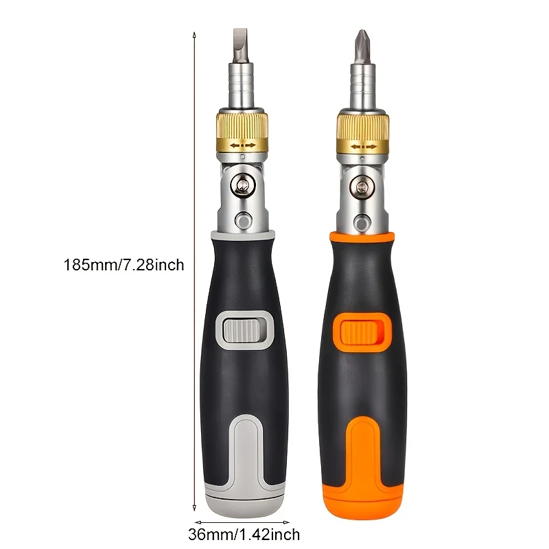 10 in 1 Hidden Batch Head Visseuse Multi-angle Ratchet Screwdriver Set Multi-function Tourne Vis Screw Driver Kit