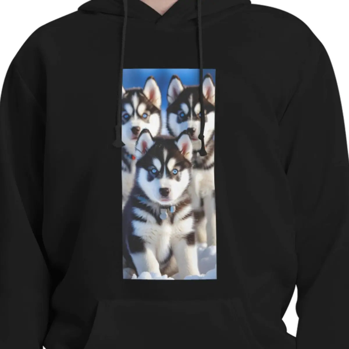 Siberian Husky Dog Cute Hoodies Men's Women Casual Pullover Sweatshirts Hip Hop Long Sleeve Clothing Autumn Winter