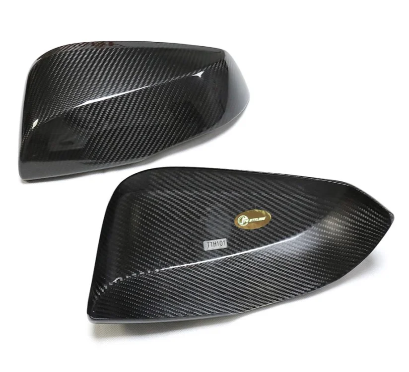 

For Toyota Vellfire RAV4 Highlander Wildlander Frontlander Granvia Sienna Carbon Fiber Side Mirror Rearview Mirror Stick-on