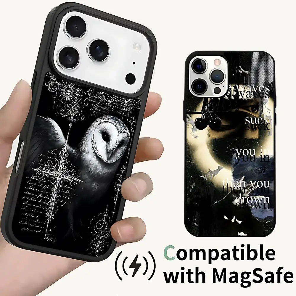 

Private Music D-Deftones Magnetic Phone Case For IPhone 14 16 17 13 12 11 15 Pro Max Plus For Magsafe Wireless Charge Cover