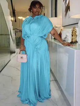 10 best sales długa niebieska sukienka - №1