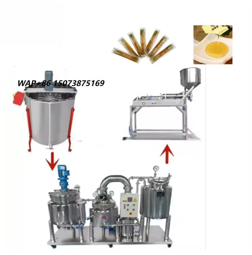 0.5-3 Ton Honey Processing Production Line/ Automatic Honey Extractor/Honey Making Processing Machine on Sale
